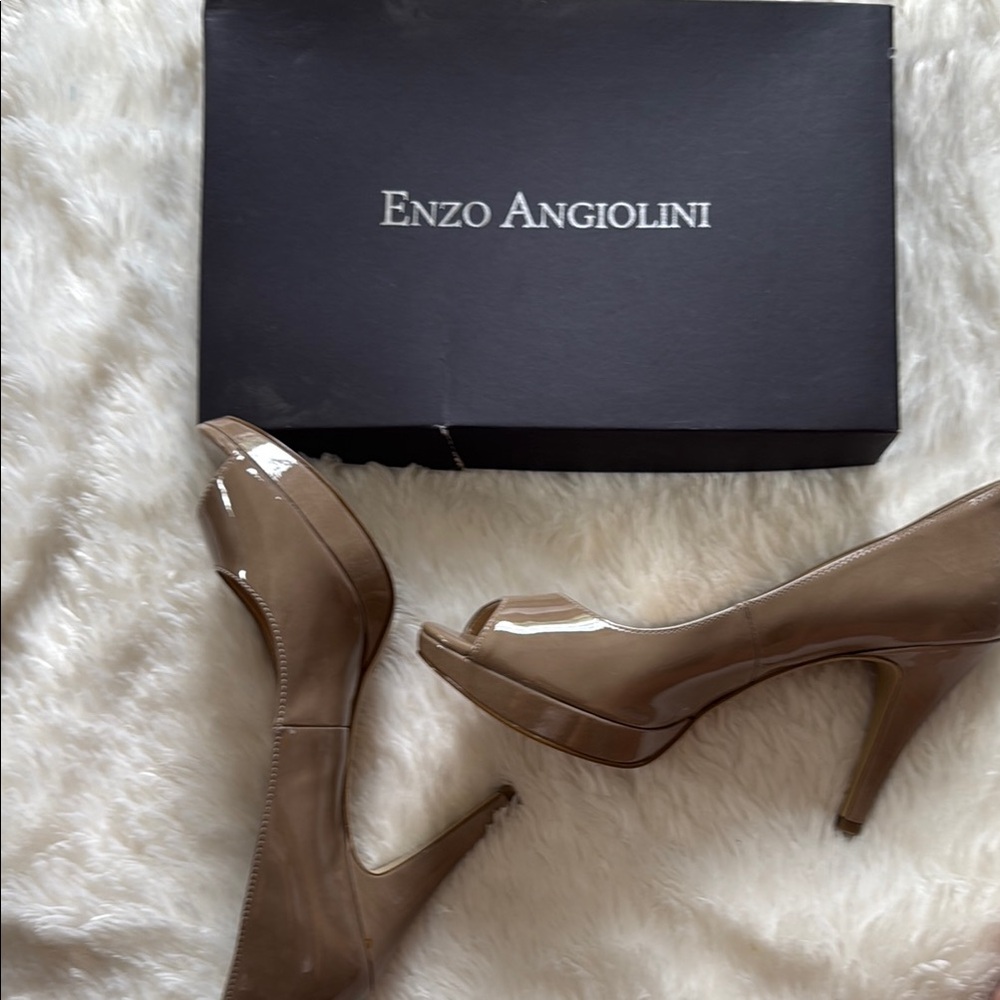 Enzo Angiolini Tan Stiletto Heels